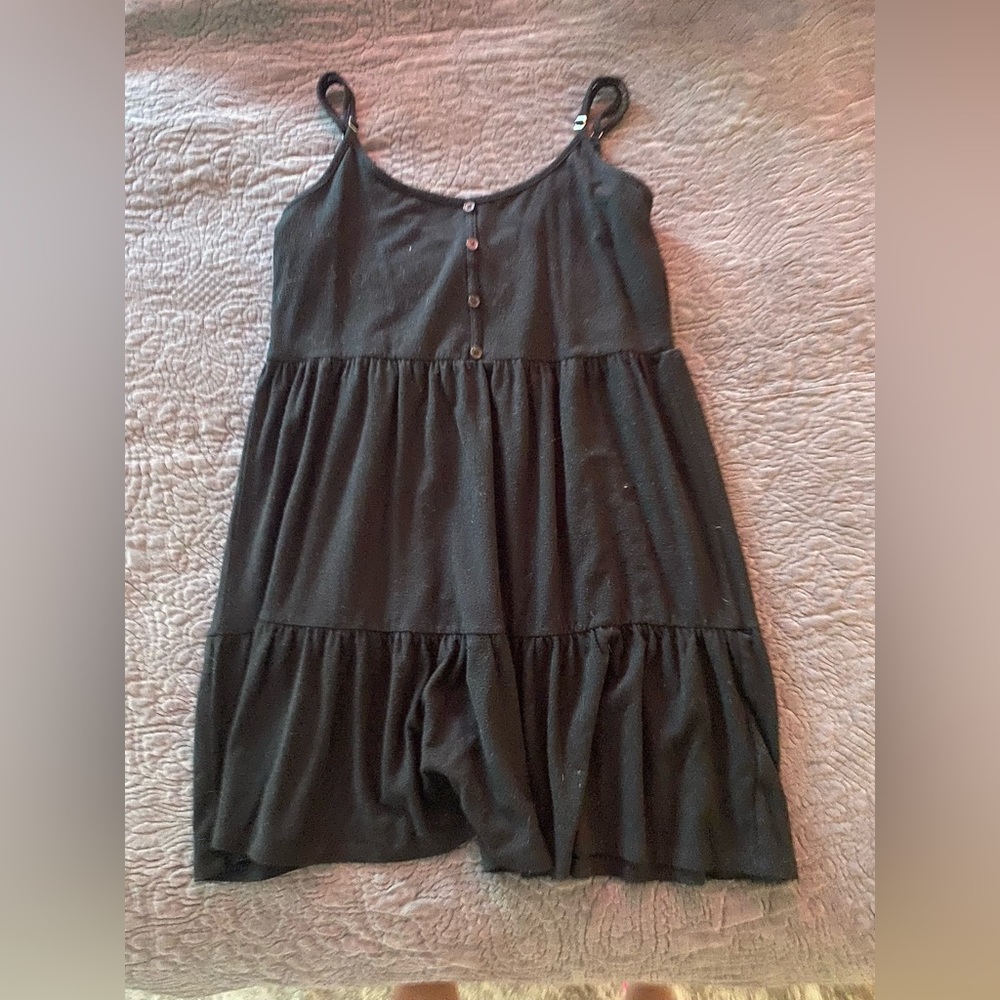 black tank top dress